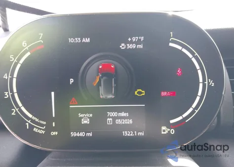 2021 Mini Hardtop Cooper z USA, uszkodzony, nr VIN WMWXR3C06M2P11050